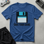 Save Your Gains T-Shirt - Royal