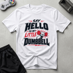 Dumbbell Catchphrase T-Shirt - White