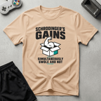 Schrodingers Gains T-Shirt - Natural
