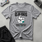 Schrodingers Gains T-Shirt - Sport Grey