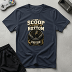Scoop In The Bottom T-Shirt - Navy