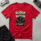 Scoop In The Bottom T-Shirt - Red