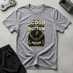 Scoop In The Bottom T-Shirt - Sport Grey