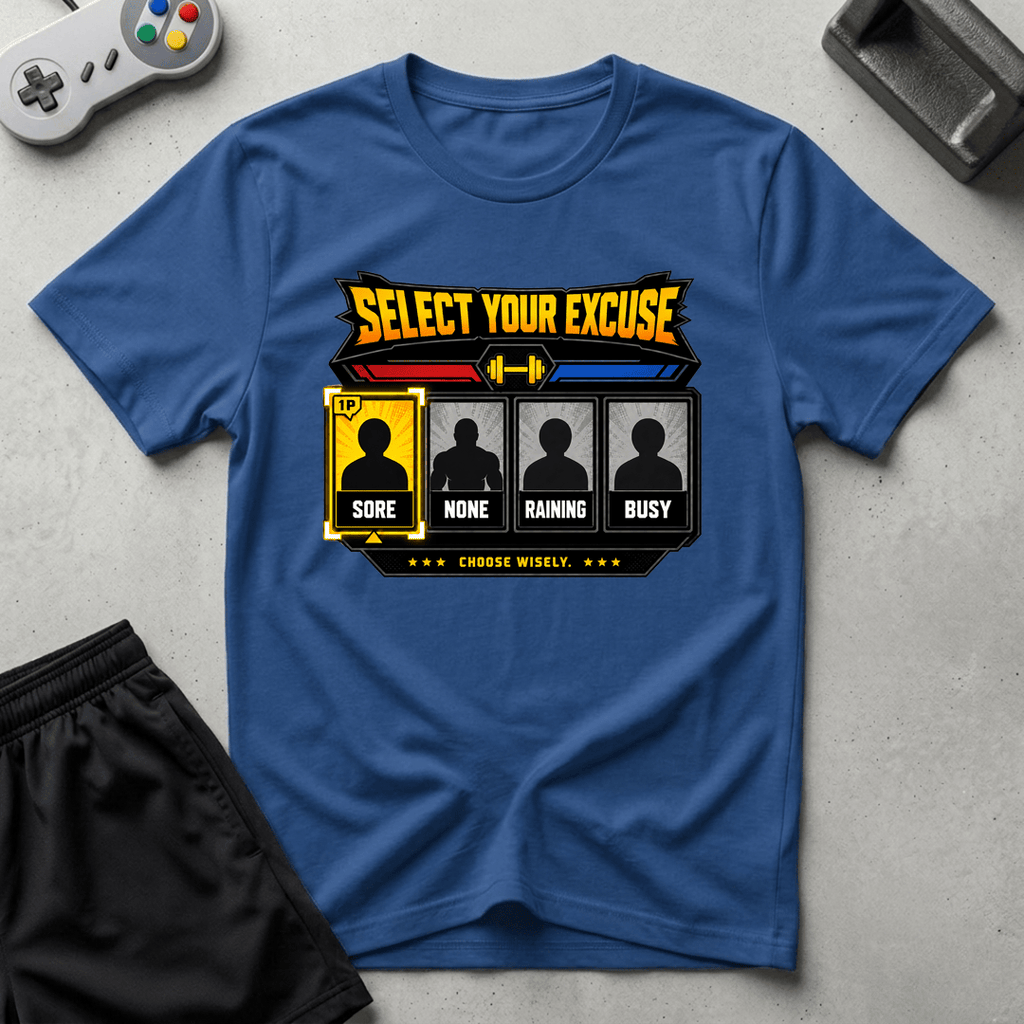Select Your Excuse T-Shirt - Royal