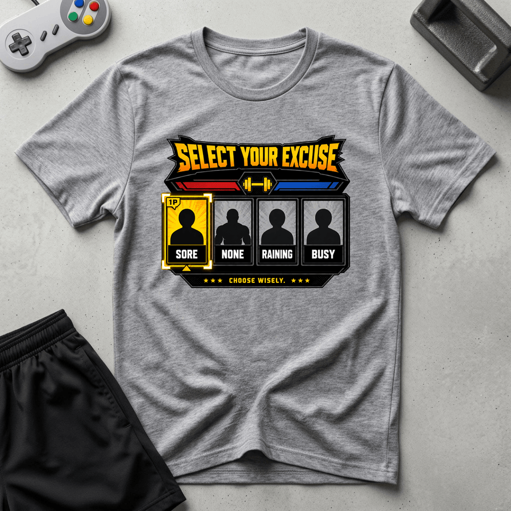 Select Your Excuse T-Shirt - Sport Grey