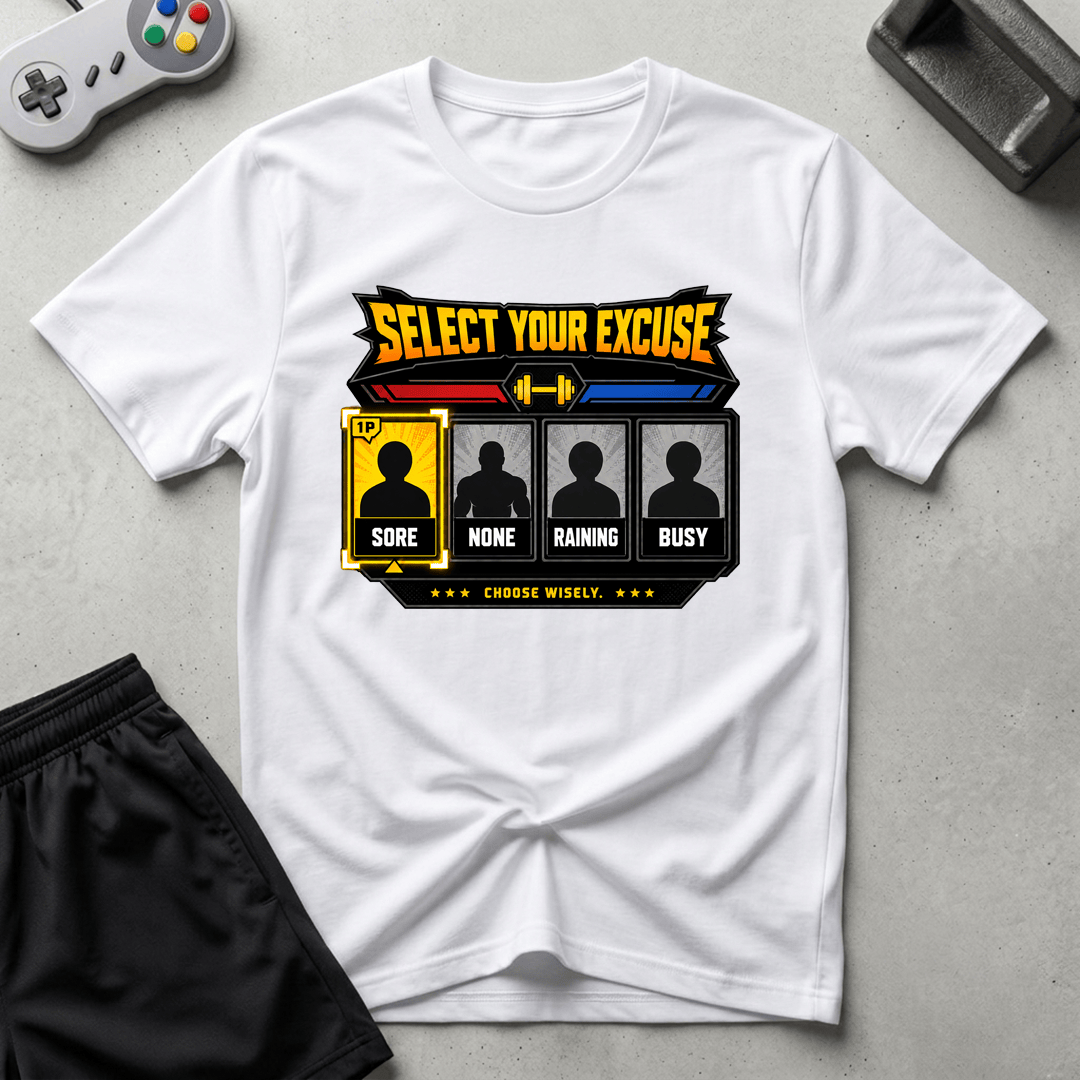 Select Your Excuse T-Shirt - White