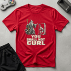 Shall Not Curl T-Shirt - Red