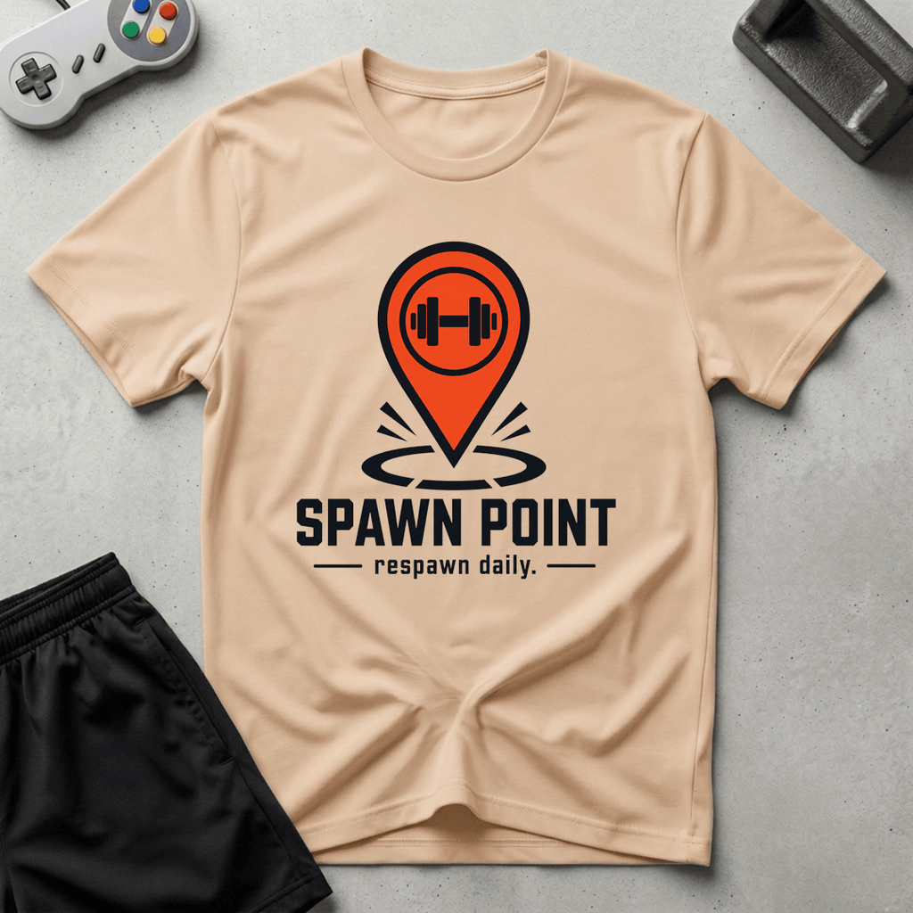 Spawn Point Gym T-Shirt - Natural