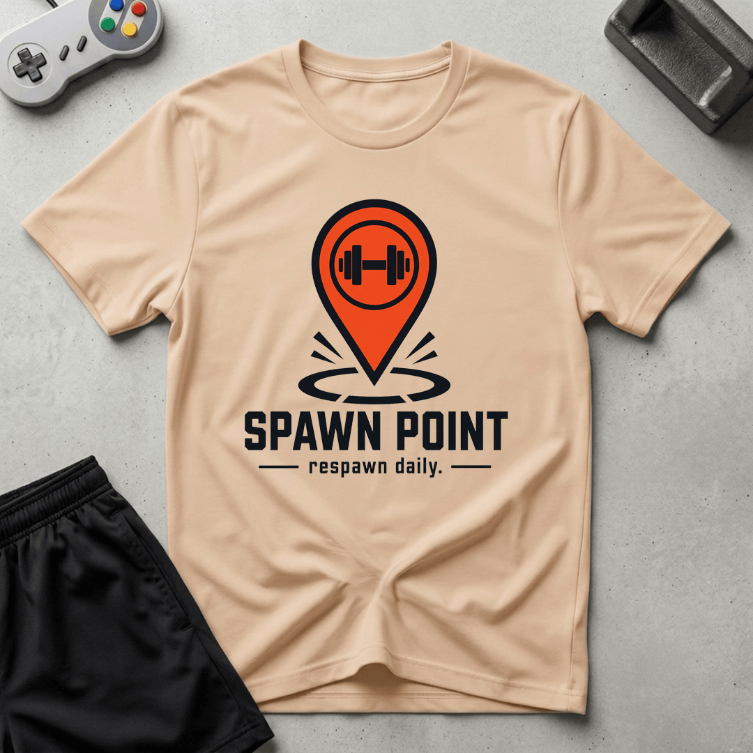 Spawn Point Gym T-Shirt - Natural