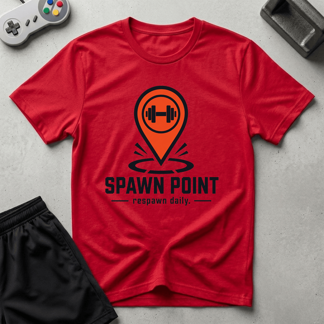 Spawn Point Gym T-Shirt - Red
