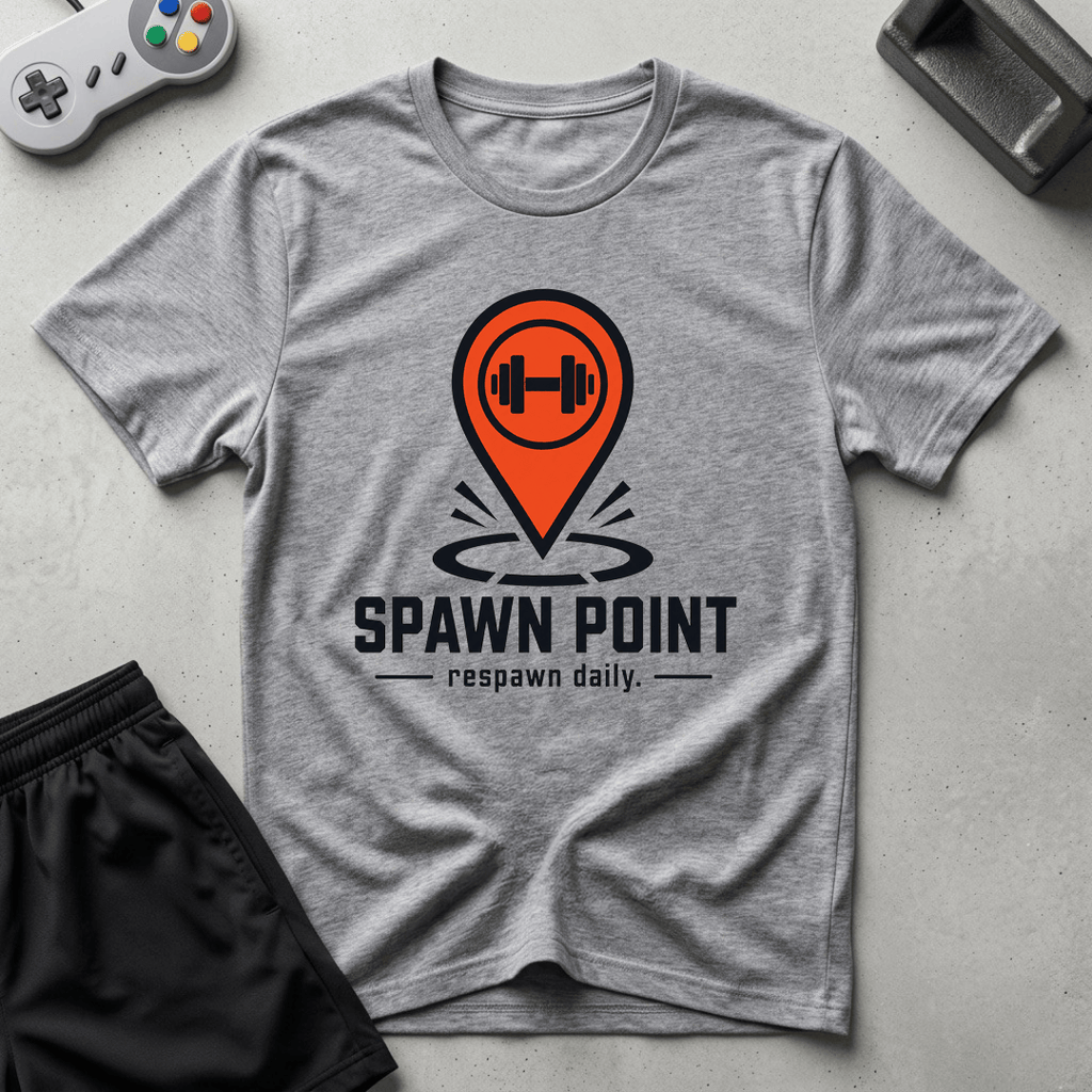 Spawn Point Gym T-Shirt - Sport Grey