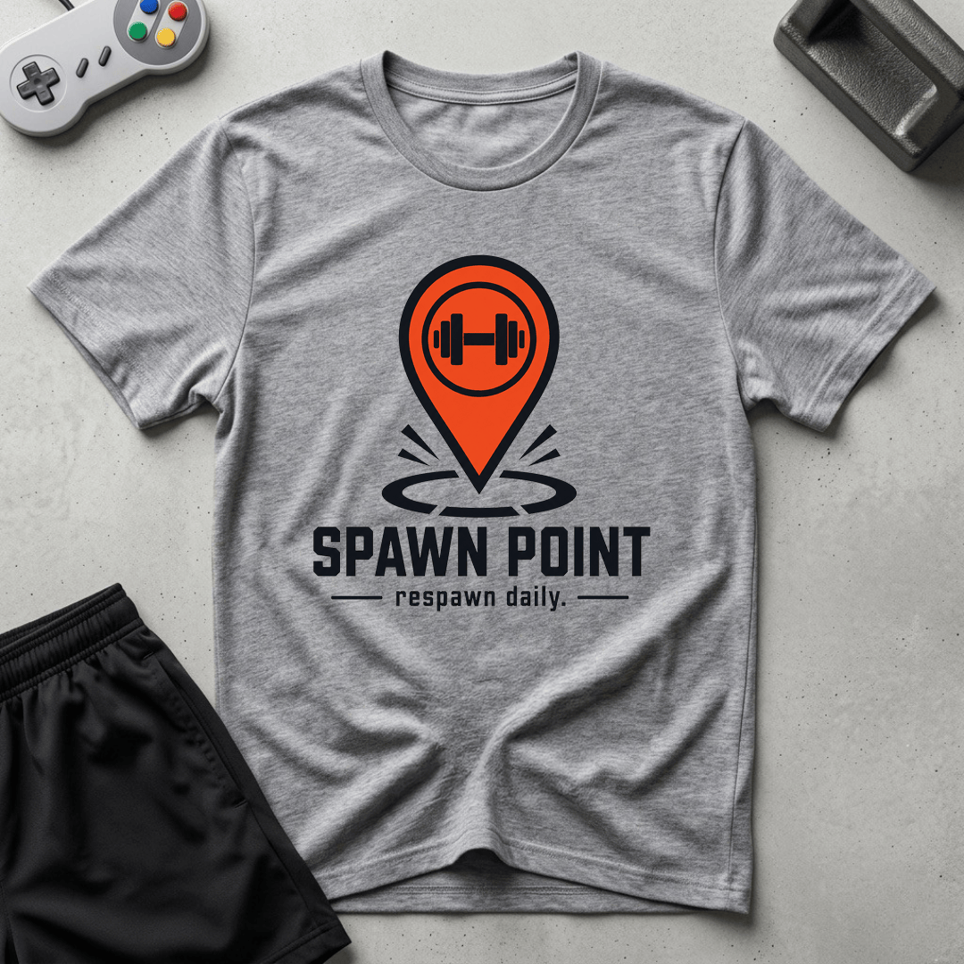 Spawn Point Gym T-Shirt - Sport Grey