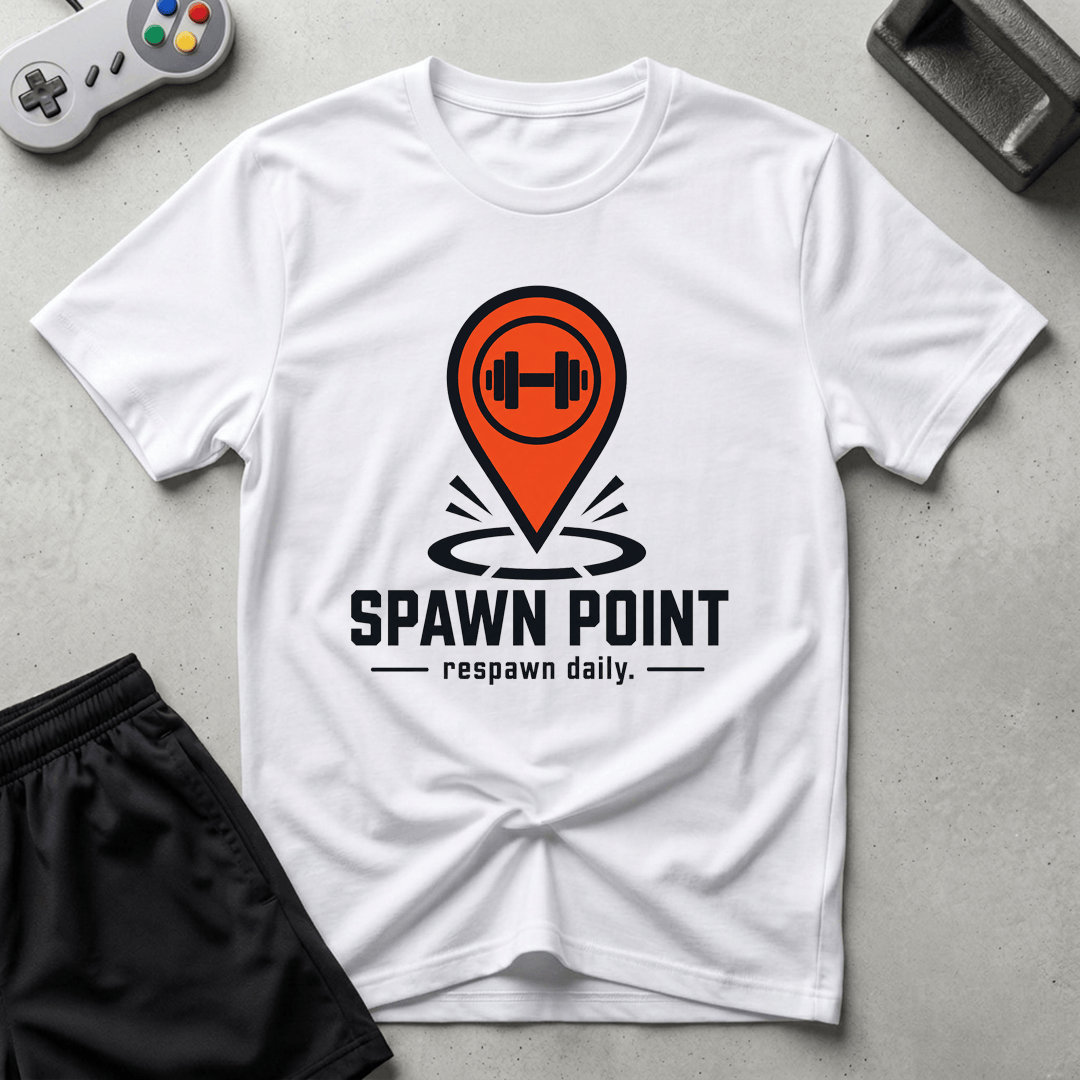 Spawn Point Gym T-Shirt - White