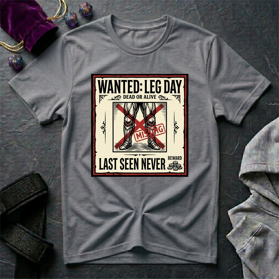 Wanted Leg Day T-Shirt