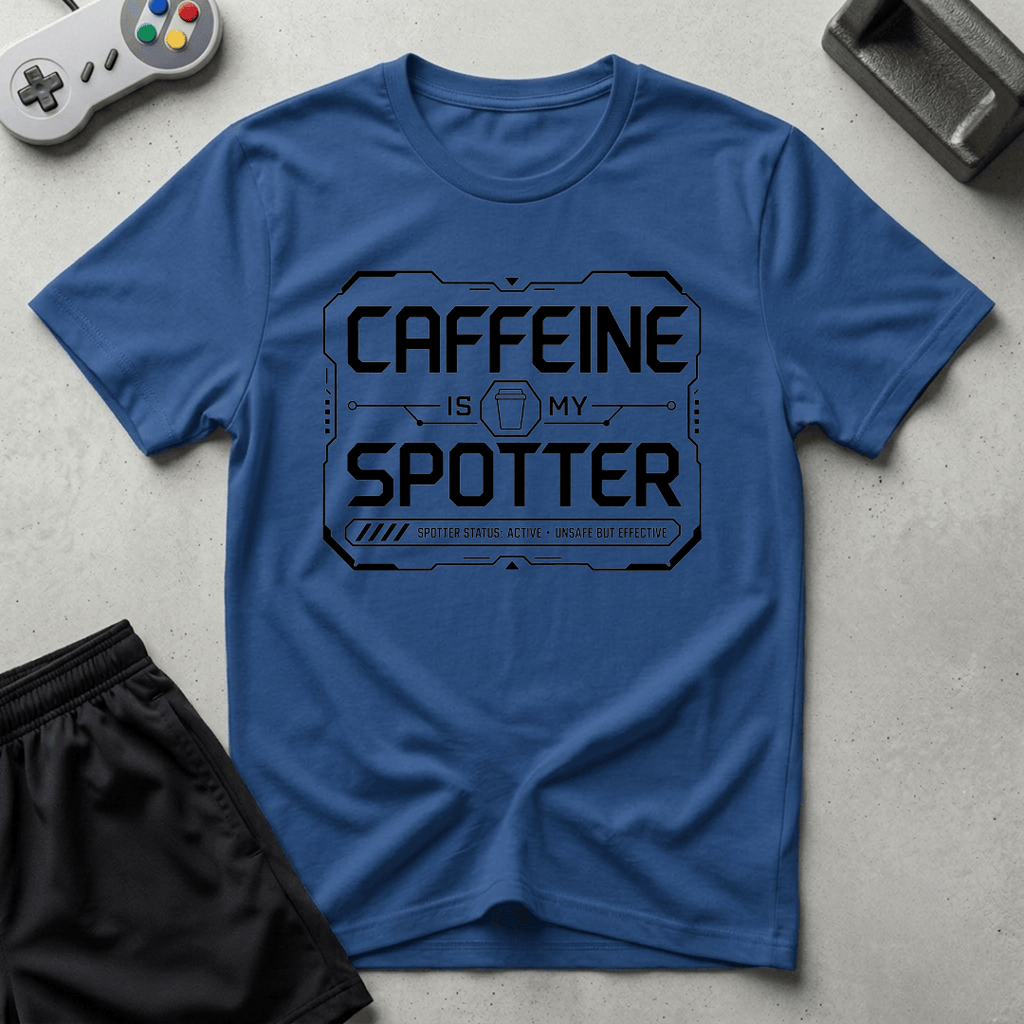 Spotted By Caffeine T-Shirt - Royal
