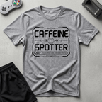 Spotted By Caffeine T-Shirt - Sport Grey