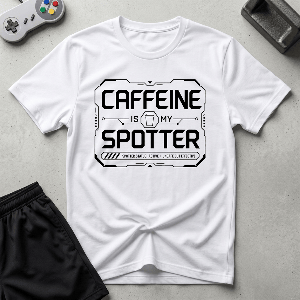 Spotted By Caffeine T-Shirt - White