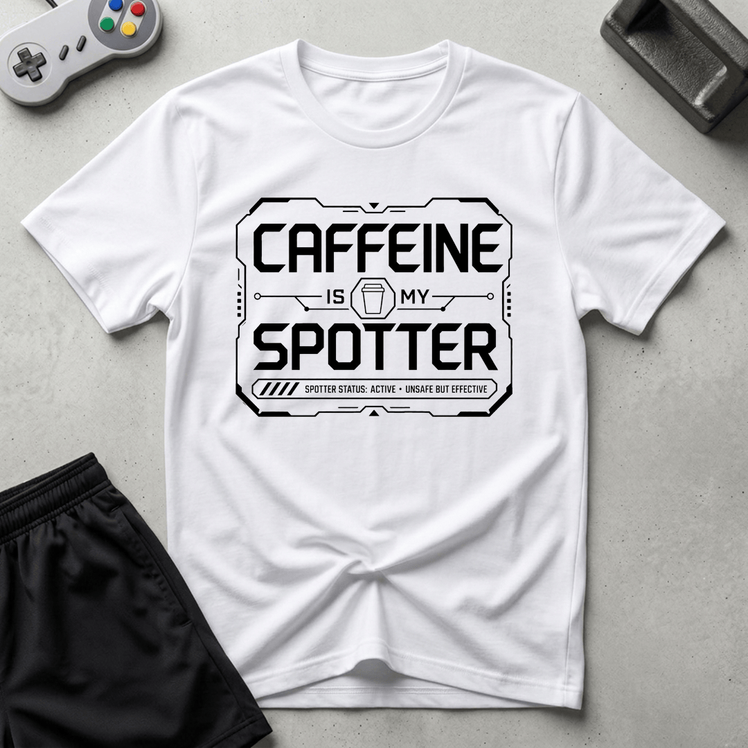 Spotted By Caffeine T-Shirt - White