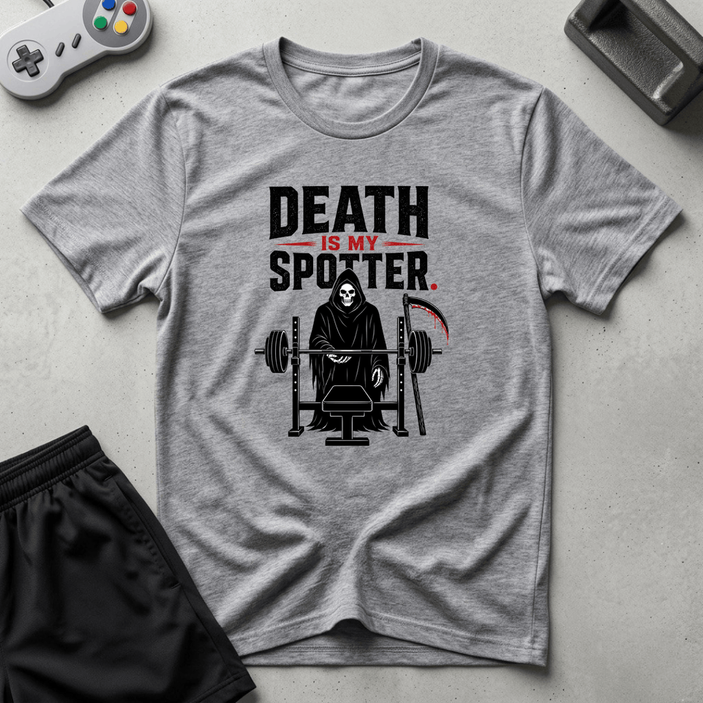 Spotted By Death T-Shirt - Sport Grey