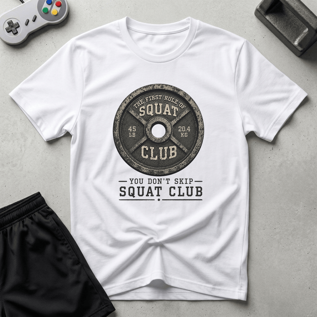 Squat Club T-Shirt - White