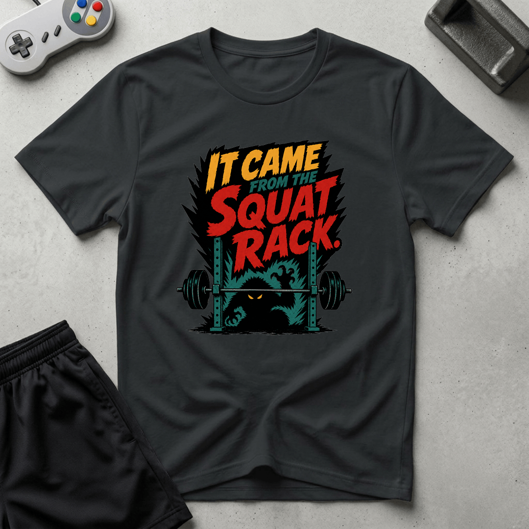 Squat Rack Monster T-Shirt - Black