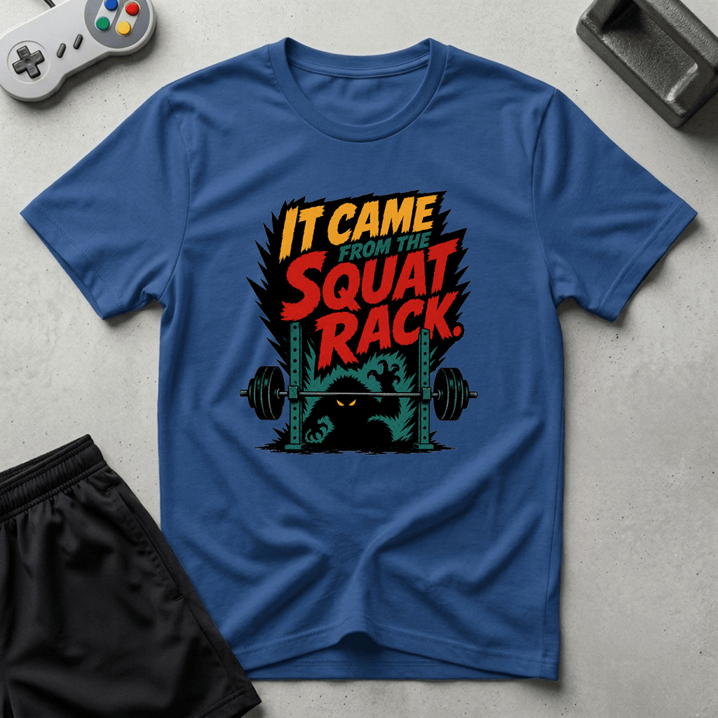 Squat Rack Monster T-Shirt - Royal