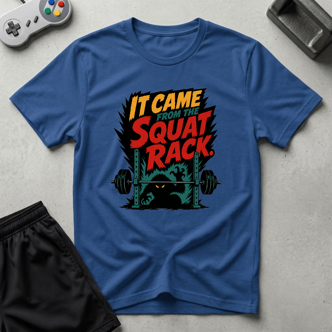 Squat Rack Monster T-Shirt - Royal