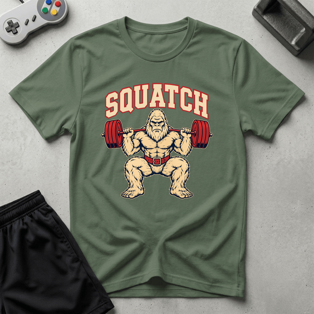 Squatch T-Shirt - Military Green