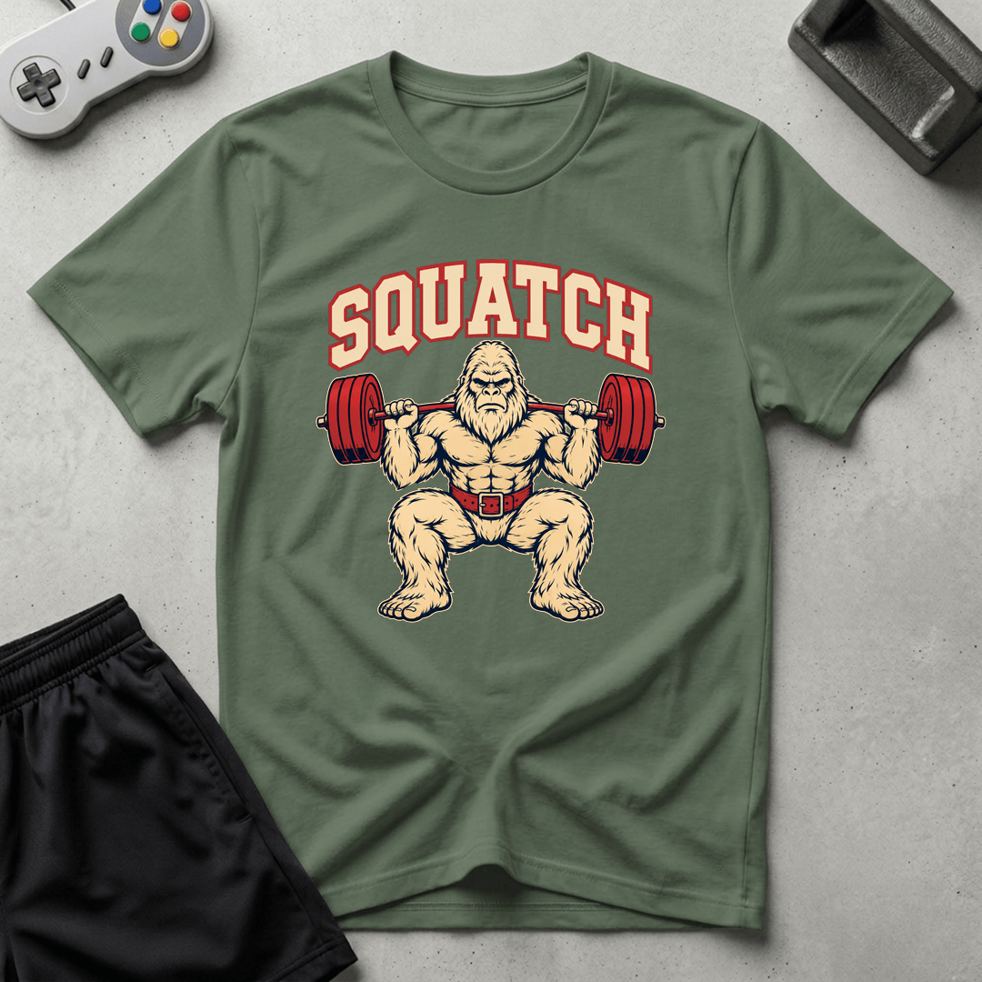 Squatch T-Shirt - Military Green