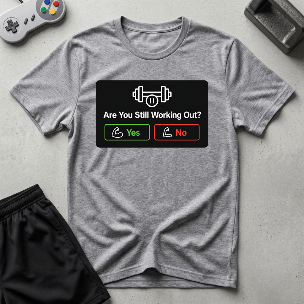 Still Working Out? T-Shirt - Sport Grey