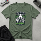Stone Cold Gains T-Shirt - Military Green