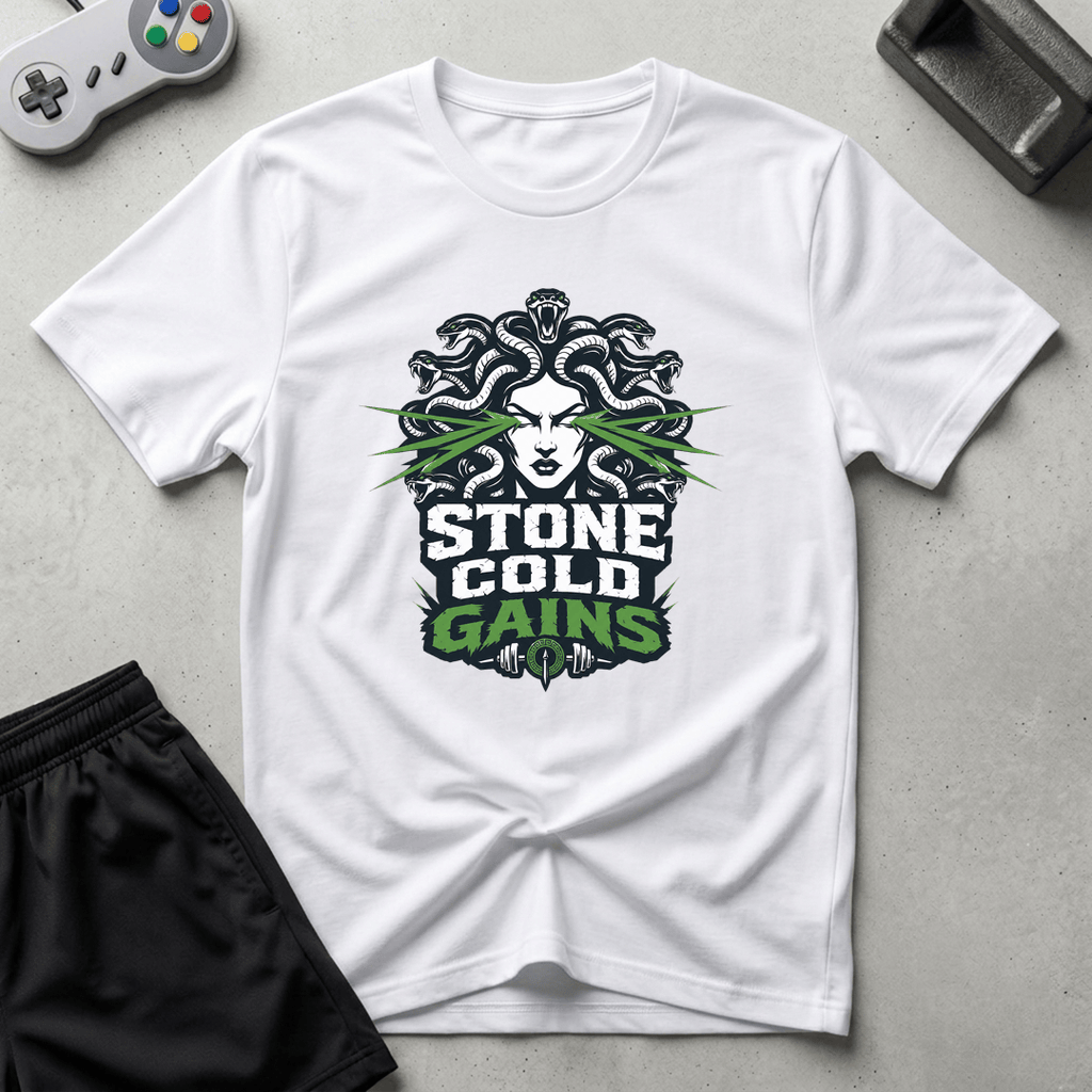 Stone Cold Gains T-Shirt - White