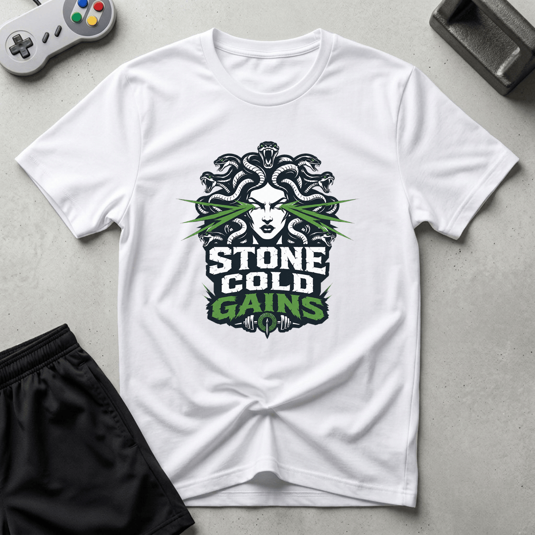 Stone Cold Gains T-Shirt - White
