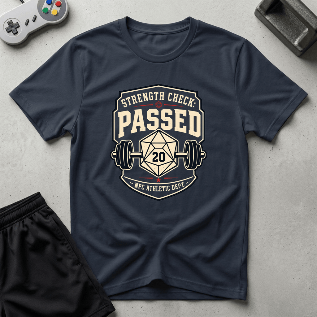 Strength Check Passed T-Shirt - Navy