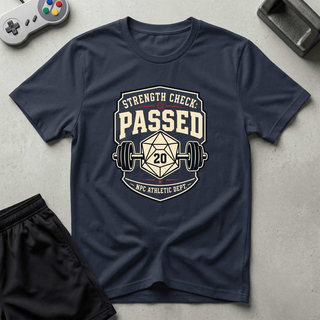 Strength Check Passed T-Shirt - Navy