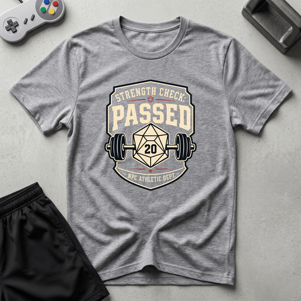 Strength Check Passed T-Shirt - Sport Grey
