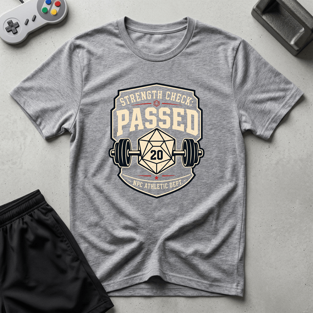 Strength Check Passed T-Shirt - Sport Grey