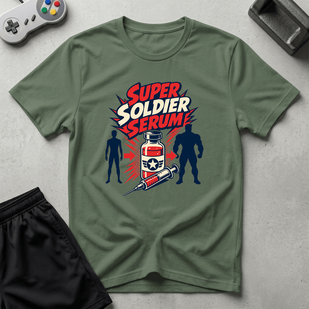 Super Soldier Serum T-Shirt - Military Green