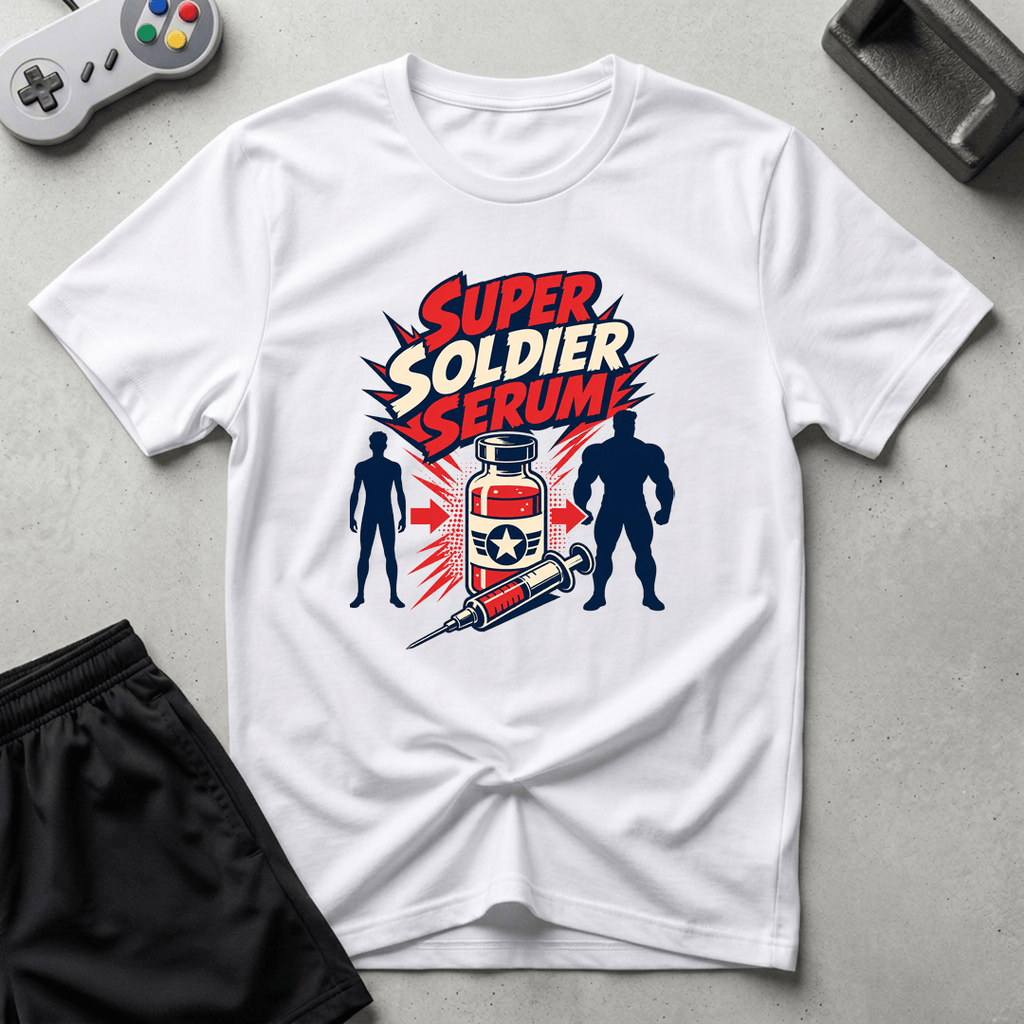 Super Soldier Serum T-Shirt - White