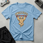 Swole Sloth T-Shirt - Light Blue