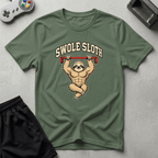 Swole Sloth T-Shirt - Military Green