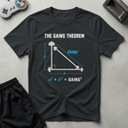 The Gains Theorem T-Shirt - Black