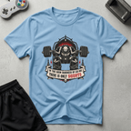 Grimdark Squats T-Shirt - Light Blue
