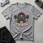 Grimdark Squats T-Shirt - Sport Grey