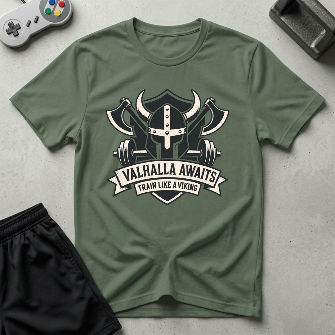 Viking Gym T-Shirt - Military Green