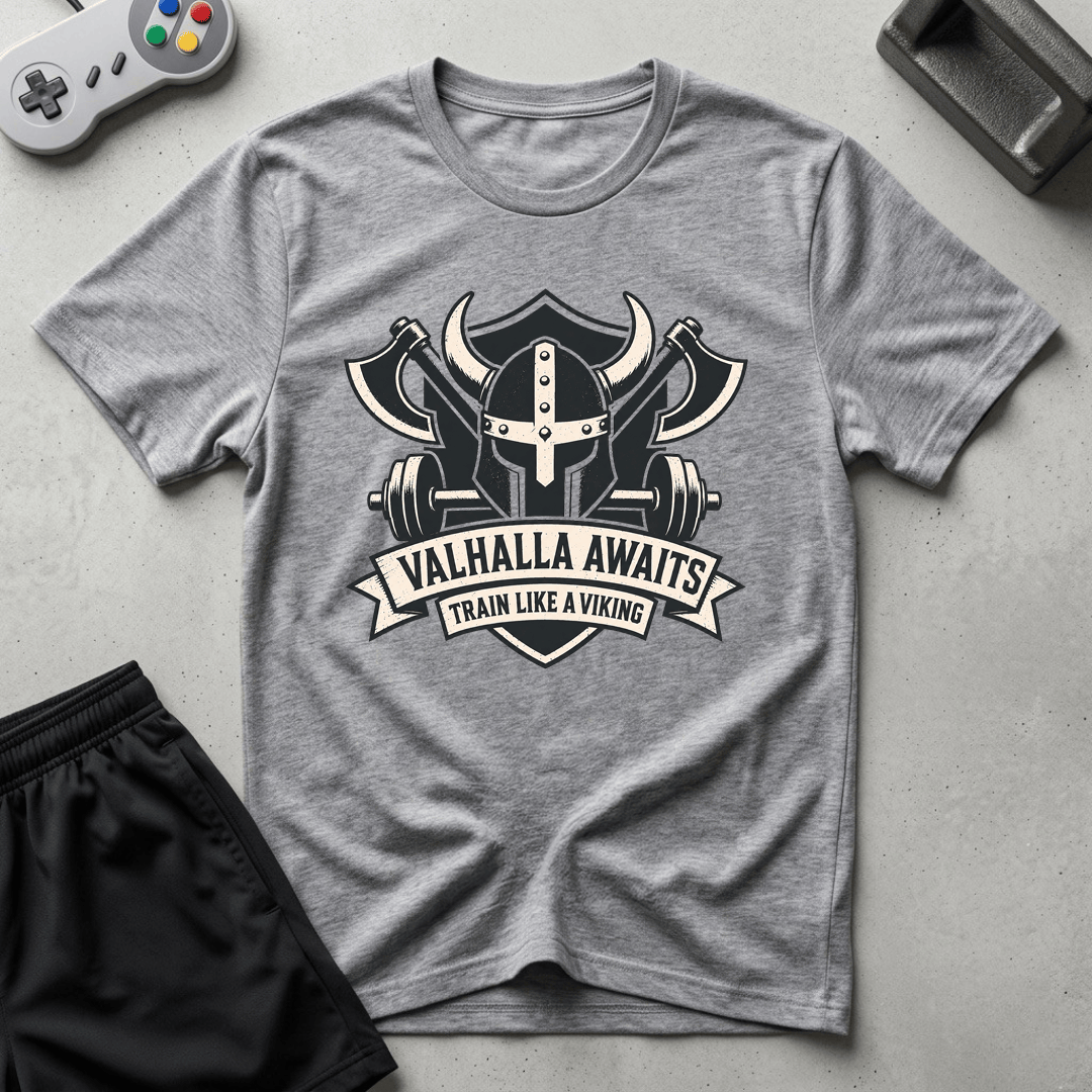 Viking Gym T-Shirt - Sport Grey