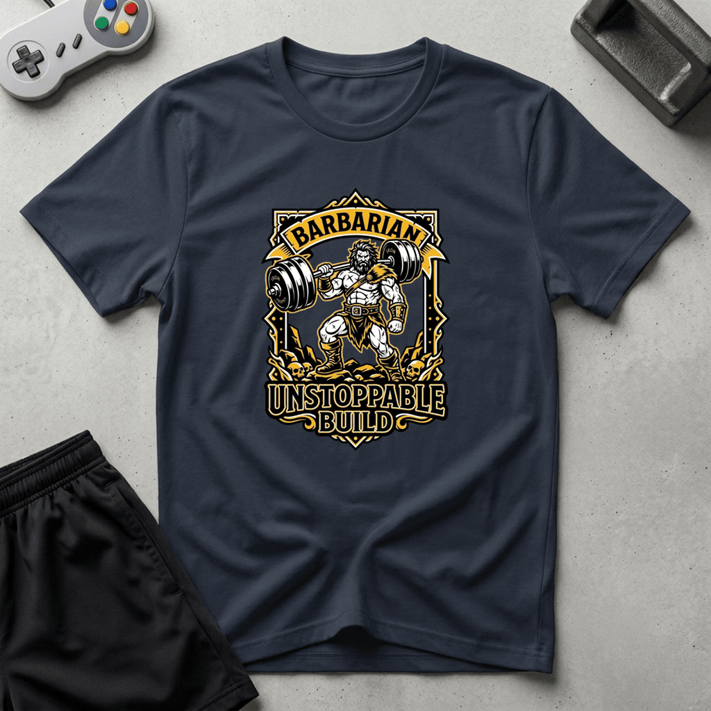 Unstoppable Build T-Shirt - Navy