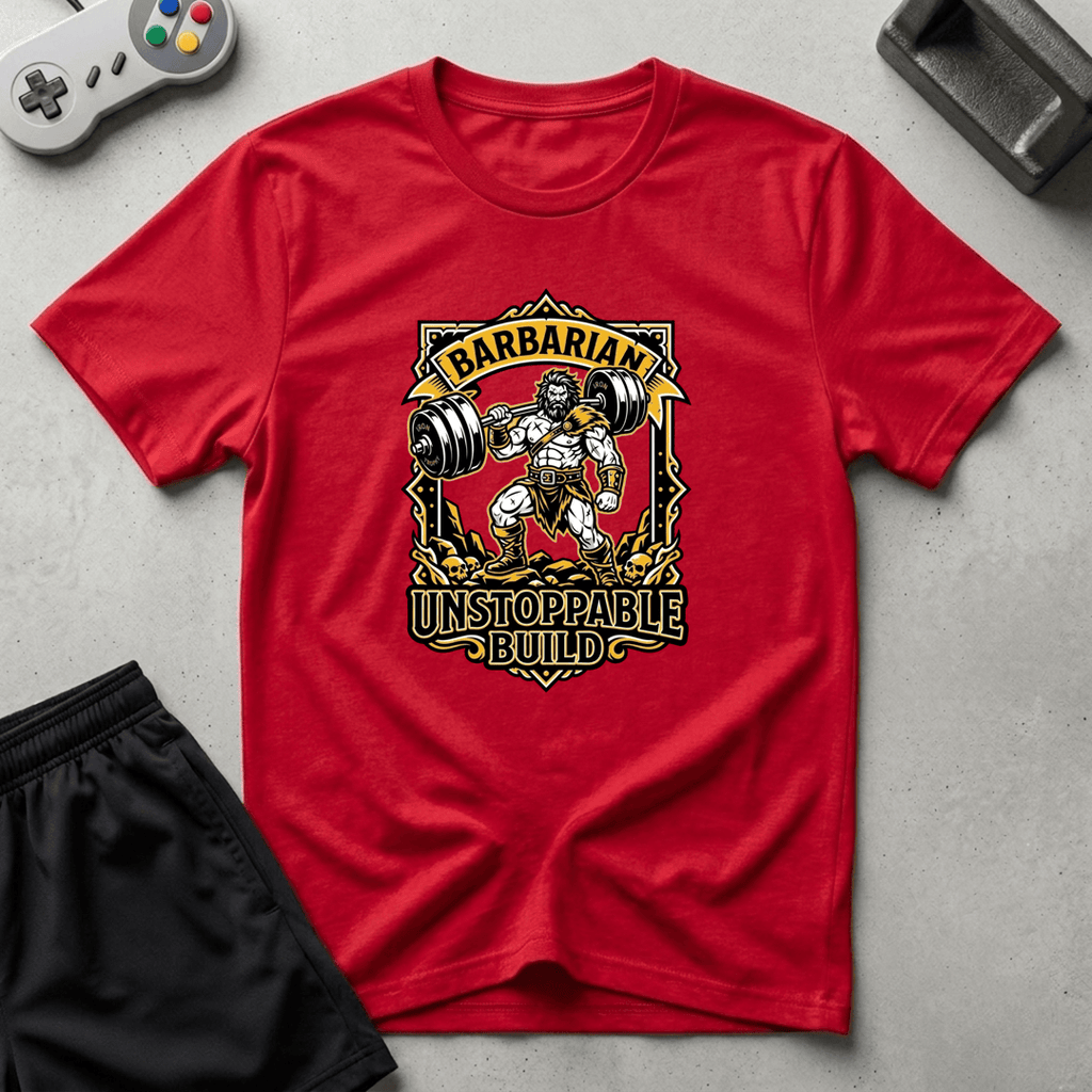 Unstoppable Build T-Shirt - Red