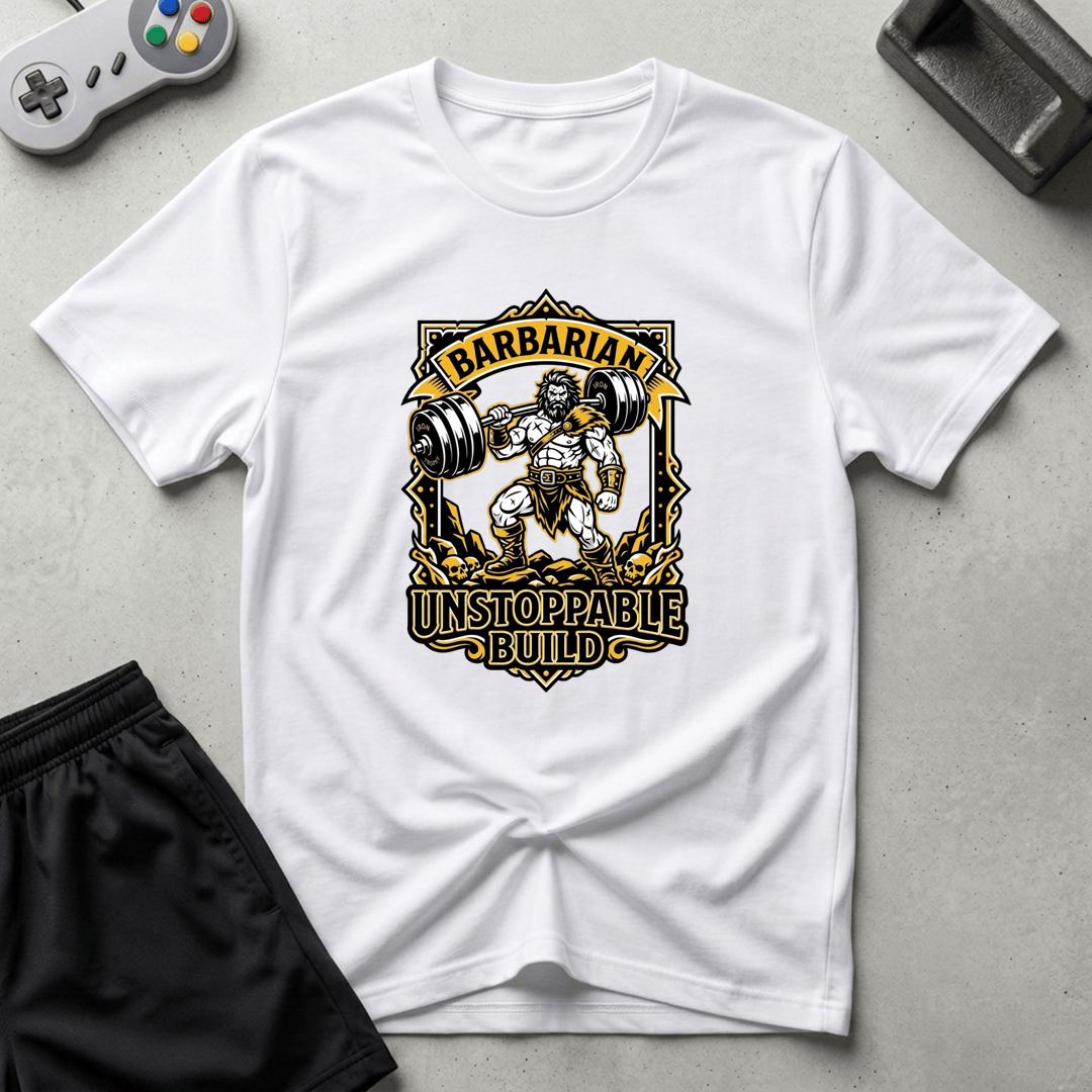 Unstoppable Build T-Shirt - White