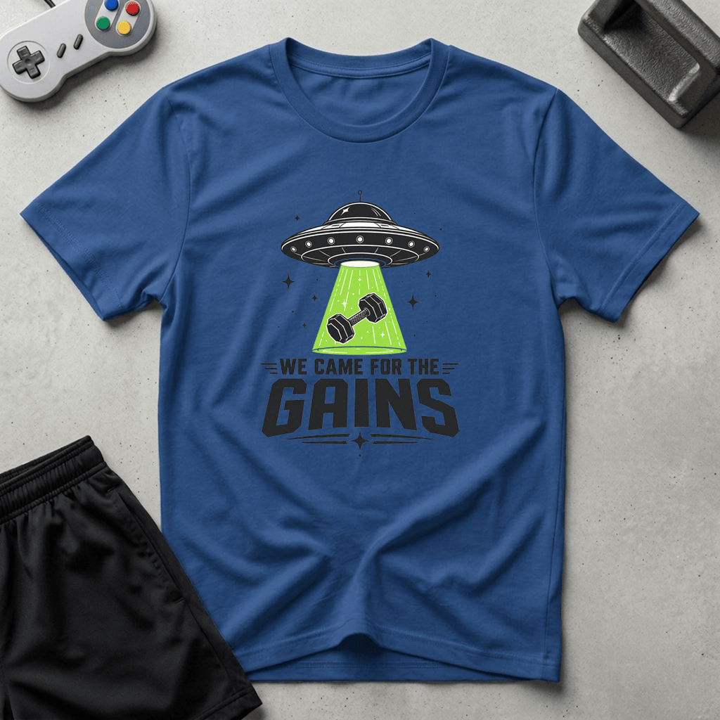 Alien Gains T-Shirt - Royal